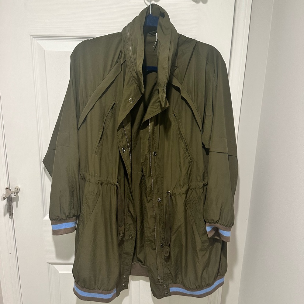 Free People Olive Utility Jacket